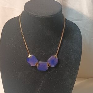 Vibrant Blue and Sterling Silver Necklace